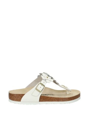 birkenstock sandalia mujer gizeh flowers le - f|1026686 white