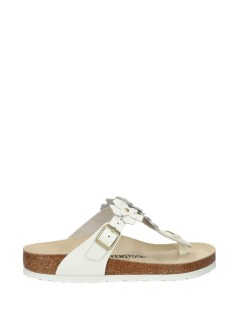 birkenstock sandalia mujer gizeh flowers le - f|1026686 white