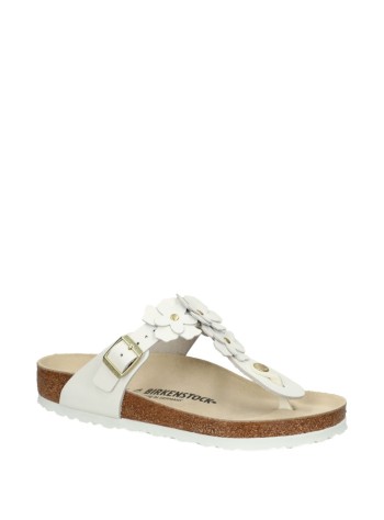 birkenstock sandalia mujer gizeh flowers le - f|1026686 white 2