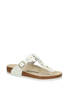 birkenstock sandalia mujer gizeh flowers le - f|1026686 white
