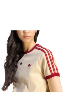 adidas originals top womanpstripe ss tee - ks9994 warvan tmvire prelsc