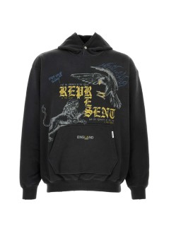 represent sudadera hombre enemy hoodie - mlm101185 washed black