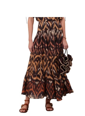 zimmermann skirt womanaster midi skirt - 8467sss261 chclikt 2