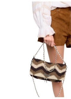 zadig & voltaire crossbody womanrock macrame - lwba04211 214