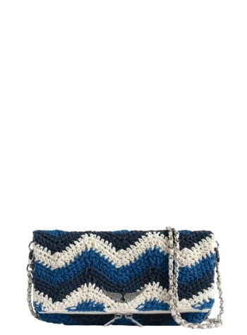 zadig & voltaire crossbody womanrock macrame - lwba04211 431