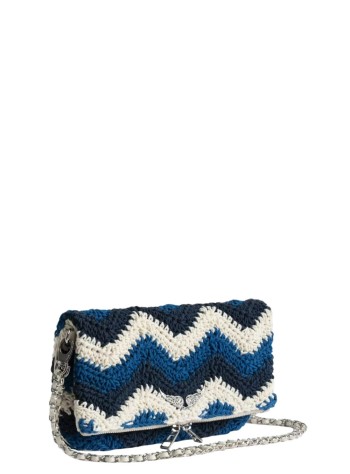 zadig & voltaire crossbody womanrock macrame - lwba04211 431 2