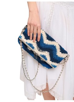 zadig & voltaire crossbody womanrock macrame - lwba04211 431