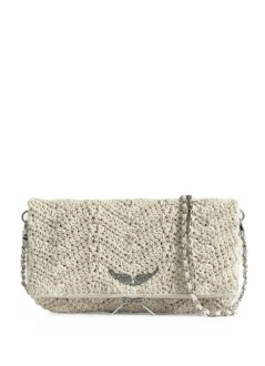 zadig & voltaire crossbody mujer rock macrame - lwba04211 100