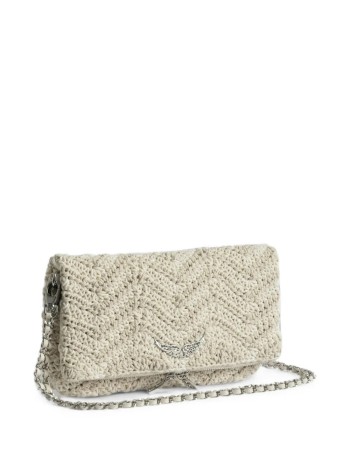zadig & voltaire crossbody mujer rock macrame - lwba04211 100 2