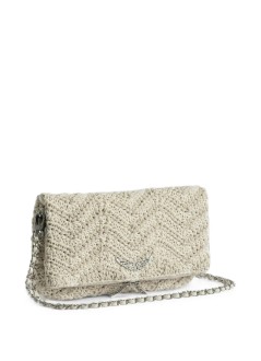 zadig & voltaire crossbody mujer rock macrame - lwba04211 100