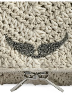 zadig & voltaire crossbody mujer rock macrame - lwba04211 100