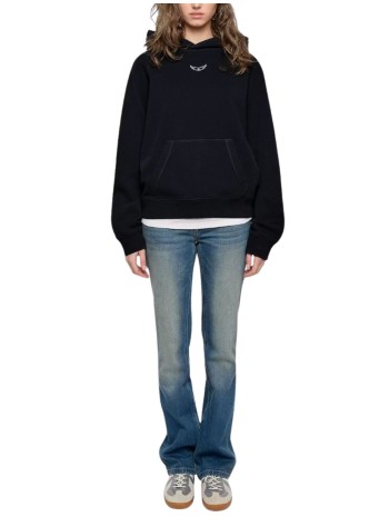 zadig & voltaire sudadera mujer georgy mo cascade strass - jwss01726 404 2
