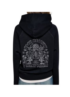 zadig & voltaire sudadera mujer georgy mo cascade strass - jwss01726 404