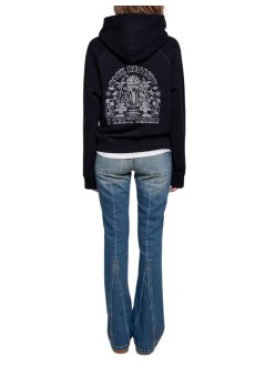 zadig & voltaire sudadera mujer georgy mo cascade strass - jwss01726 404