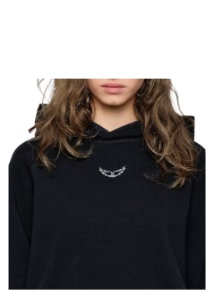 zadig & voltaire sudadera mujer georgy mo cascade strass - jwss01726 404