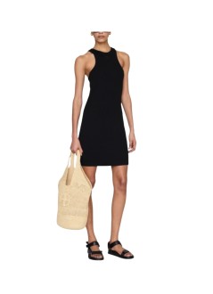anine bing vestido mujer cole dress - a0211923blk26 black