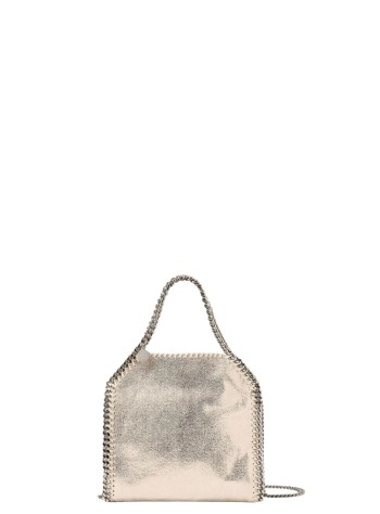 stella mccartney crossbody mujer falabella mini bag eco shiny dotted chamois w/palladium col - 371223wp0301 5910