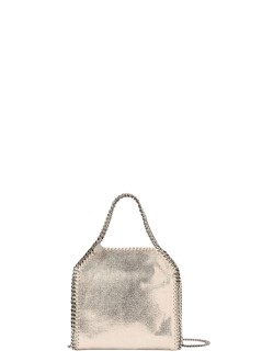 stella mccartney crossbody womanfalabella mini bag eco shiny dotted chamois w/palladium col - 371223wp0301 5910