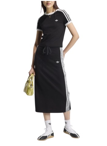 adidas originals falda mujer knit skirt - ks9373 black white 2