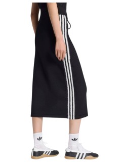adidas originals falda mujer knit skirt - ks9373 black white