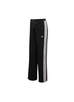 adidas originals pantalon mujer knit fb tp - ks9363 black white