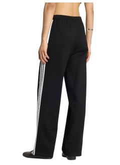 adidas originals pantalon mujer knit fb tp - ks9363 black white