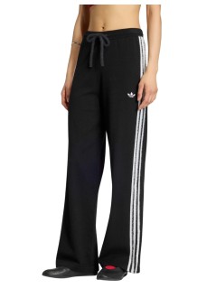 adidas originals pantalon mujer knit fb tp - ks9363 black white