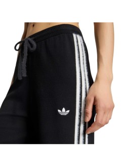 adidas originals pantalon mujer knit fb tp - ks9363 black white