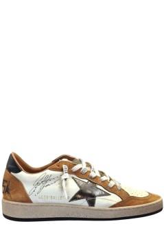 golden goose sneaker manballstar nappa upper suede toe heel and spur laminated star - gmf00117f008720 83405