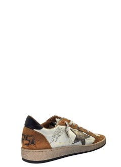 golden goose sneaker manballstar nappa upper suede toe heel and spur laminated star - gmf00117f008720 83405