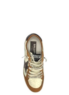 golden goose sneaker manballstar nappa upper suede toe heel and spur laminated star - gmf00117f008720 83405