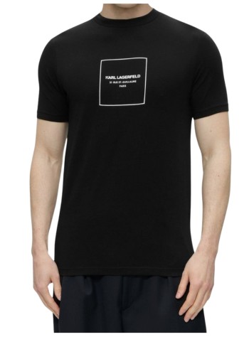 karl lagerfeld camiseta hombre t-shirt crewneck - 755033563221 990 2
