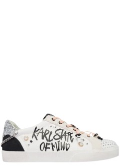 karl lagerfeld sneaker womanskool karl state of mind lo lace - kl60116s 011