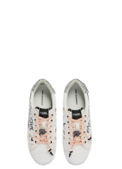 karl lagerfeld sneaker womanskool karl state of mind lo lace - kl60116s 011