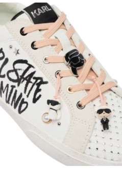 karl lagerfeld sneaker womanskool karl state of mind lo lace - kl60116s 011