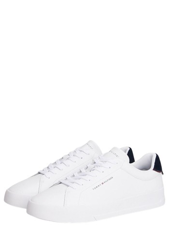 tommy hilfiger sneaker hombre th court lth detail ess - f|fm0fm05367 0ld