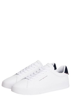 tommy hilfiger sneaker hombre th court lth detail ess - f|fm0fm05367 0ld