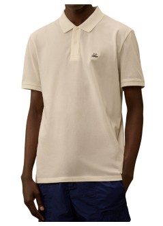 c.p.company polo hombre polo short sleeve in stretch piquet - rccmpl721a005263w 103