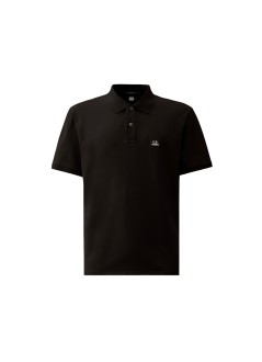 c.p.company polo hombre polo short sleeve in stretch piquet - rccmpl721a005263w 999