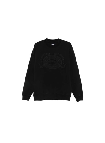 c.p.company sudadera hombre cotton fleece crewneck logo sweatshirt - 21cmss174a006453o 999