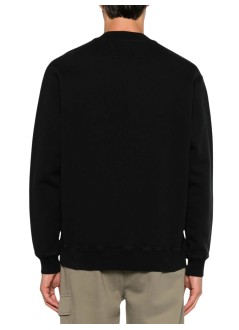 c.p.company sudadera hombre cotton fleece crewneck logo sweatshirt - 21cmss174a006453o 999