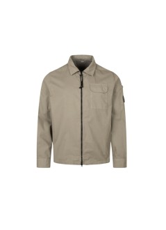 c.p.company outerwear hombre organic gabardine zipped lens overshirt - 21cmos705a110143g 356
