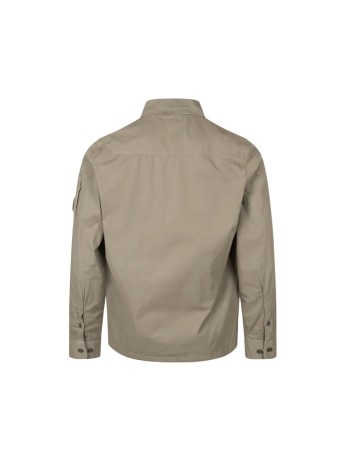 c.p.company outerwear manorganic gabardine zipped lens overshirt - 21cmos705a110143g 356 2