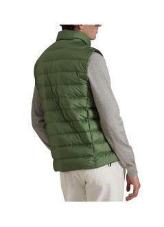 polo ralph lauren outerwear hombre sleevless padded recycled polyester zip vest - 710b20425003 fatigue
