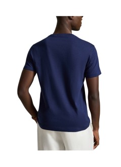 polo ralph lauren t-shirt manshort sleeve custom slim fit bear t-shirt - 710b21964001 newport bear newport navy