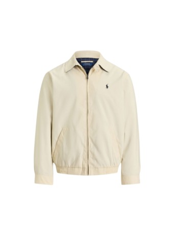 polo ralph lauren outerwear manrecycled polyester zip windbreaker jacket - 710940744502 new stone