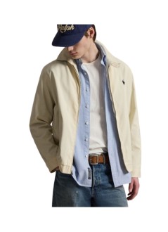 polo ralph lauren outerwear manrecycled polyester zip windbreaker jacket - 710940744502 new stone