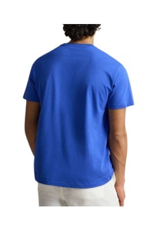 polo ralph lauren t-shirt manshort sleeve custom slim fit cotton t-shirt - 710671438532 new iris blue c1730