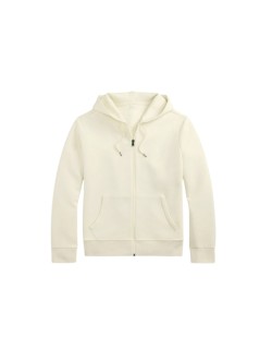 polo ralph lauren sweater manlong sleeve open hooded cotton and recycled polyester jumpe - 710881517510 guide cream c1730