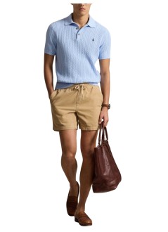 polo ralph lauren short pant manclassic fit micro corduroy short - 710b19632003 vintage khaki